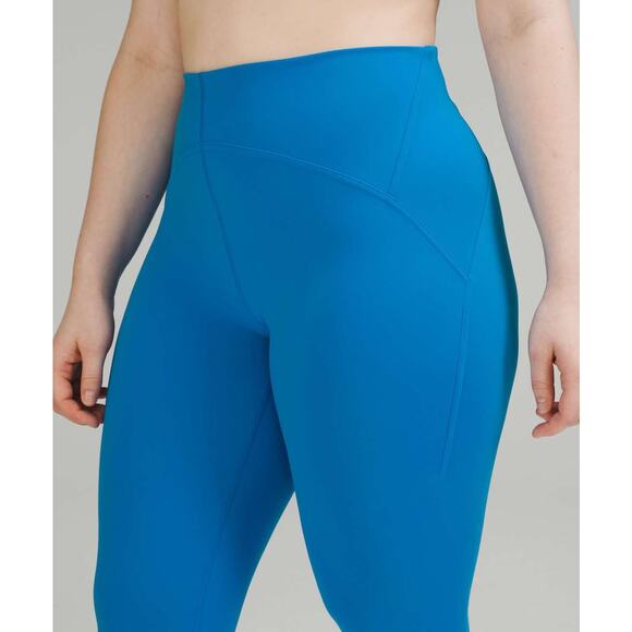 Lululemon InStill High‑Rise Tight 25” SmoothCover Sze 2 Blue - Picture 3 of 7